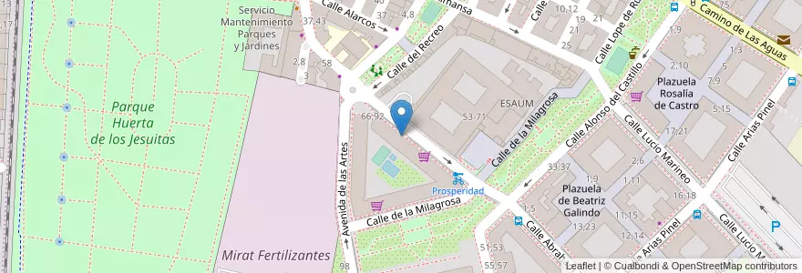Mapa de ubicacion de Parking Mercadona en Espanha, Castela E Leão, Salamanca, Campo De Salamanca, Salamanca.