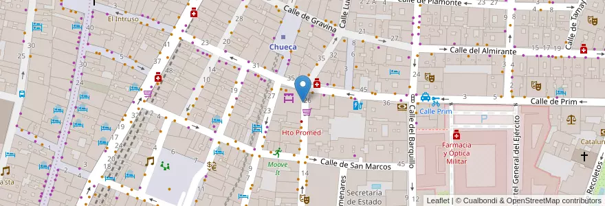 Mapa de ubicacion de Parking Mercadona San Antón en 西班牙, Comunidad De Madrid, Comunidad De Madrid, Área Metropolitana De Madrid Y Corredor Del Henares, Madrid.