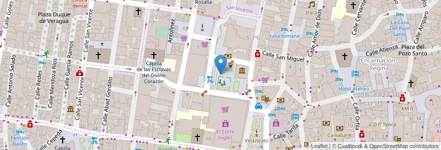 Mapa de ubicacion de Parking Plaza de la Concordia en إسبانيا, أندلوسيا, إشبيلية, إشبيلية.