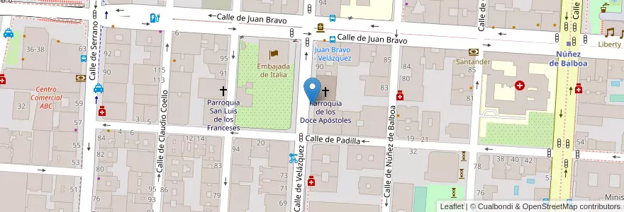 Mapa de ubicacion de Parking Público en Sepanyol, Comunidad De Madrid, Comunidad De Madrid, Área Metropolitana De Madrid Y Corredor Del Henares, Madrid.