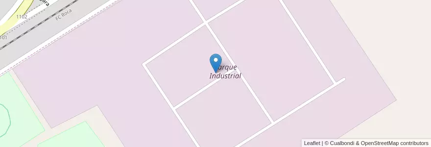 Mapa de ubicacion de Parque Industrial en アルゼンチン, ブエノスアイレス州, Partido De Daireaux.