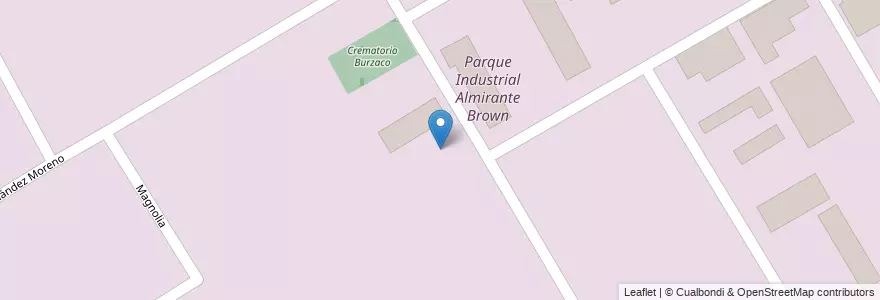 Mapa de ubicacion de Parque Industrial Almirante Brown en Argentina, Provincia Di Buenos Aires, Partido De Almirante Brown, Burzaco.