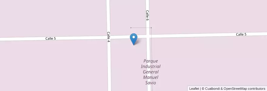 Mapa de ubicacion de Parque Industrial General Manuel Savio en Argentina, Buenos Aires, Partido De General Pueyrredón, Ciudad De Batán.