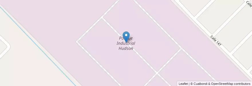 Mapa de ubicacion de Parque Industrial Hudson en Argentinien, Provinz Buenos Aires, Partido De Berazategui, Hudson.