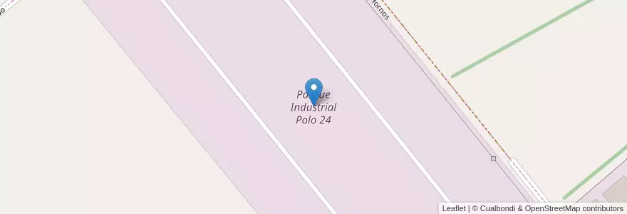 Mapa de ubicacion de Parque Industrial Polo 24 en アルゼンチン, ブエノスアイレス州, Partido De Moreno.