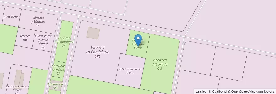Mapa de ubicacion de Parque Industrial "Sauce Viejo" en Arjantin, Santa Fe, Departamento La Capital, Municipio De Sauce Viejo.