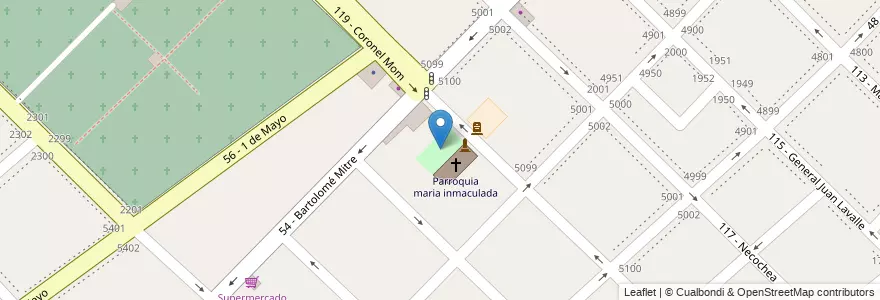 Mapa de ubicacion de Parque Jardin 931 en Arjantin, Buenos Aires, Partido De General San Martín, Villa Lynch.