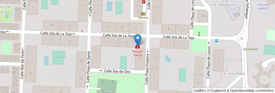 Mapa de ubicacion de Parque Salud en Spain, Community Of Madrid, Community Of Madrid, Cuenca Del Guadarrama.