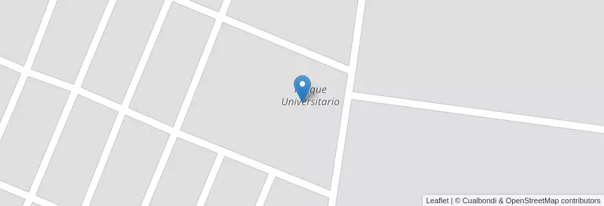 Mapa de ubicacion de Parque Universitario en アルゼンチン, ブエノスアイレス州, Partido De General Lavalle.