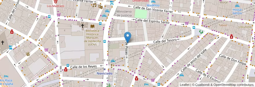 Mapa de ubicacion de Parquímetro en Sepanyol, Comunidad De Madrid, Comunidad De Madrid, Área Metropolitana De Madrid Y Corredor Del Henares, Madrid.