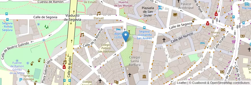 Mapa de ubicacion de Parquímetro en Spain, Community Of Madrid, Community Of Madrid, Área Metropolitana De Madrid Y Corredor Del Henares, Madrid.
