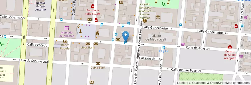 Mapa de ubicacion de Parquímetros Aranjuez en Spain, Community Of Madrid, Community Of Madrid, Las Vegas, Aranjuez.