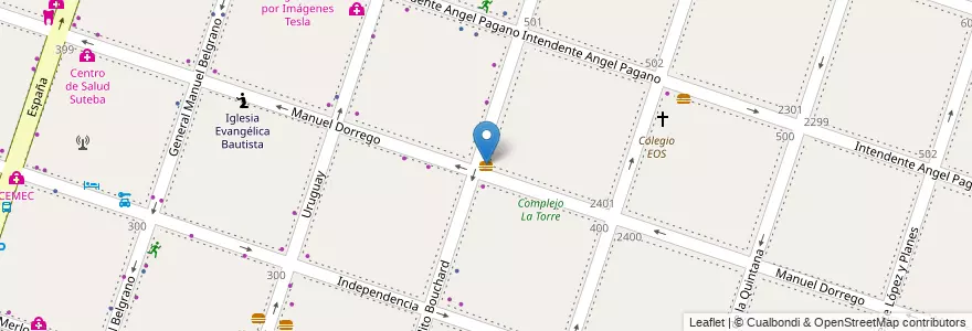 Mapa de ubicacion de Parrilla al Paso en Arjantin, Buenos Aires, Partido De Moreno, Moreno.