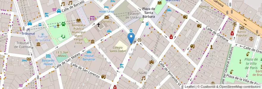 Mapa de ubicacion de Parrilla De María en Espanha, Comunidade De Madrid, Comunidade De Madrid, Área Metropolitana De Madrid Y Corredor Del Henares, Madrid.