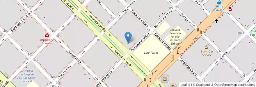 Mapa de ubicacion de Parrilla Don Pichón en アルゼンチン, チャコ州, Departamento San Fernando, Resistencia, Resistencia.