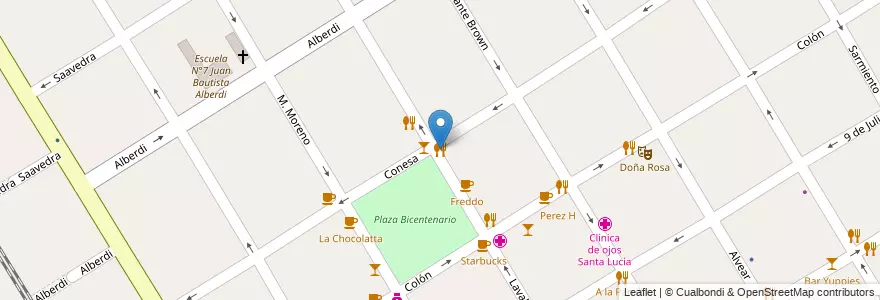 Mapa de ubicacion de Parrilla El Gaucho en Argentina, Buenos Aires, Partido De Quilmes, Quilmes.