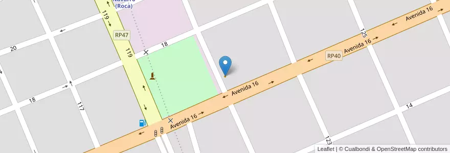 Mapa de ubicacion de Parrilla El Paso en Argentina, Buenos Aires, Partido De Navarro, Navarro.