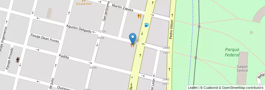 Mapa de ubicacion de Parrillada Antomarc en الأرجنتين, سانتا في, إدارة العاصمة, سانتا في العاصمة, سانتا في.