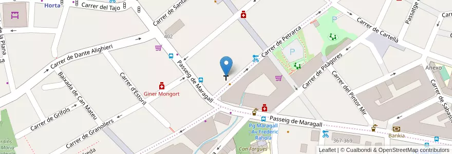 Mapa de ubicacion de Parroquia de Sant Marcel en Испания, Каталония, Барселона, Барселонес, Барселона.