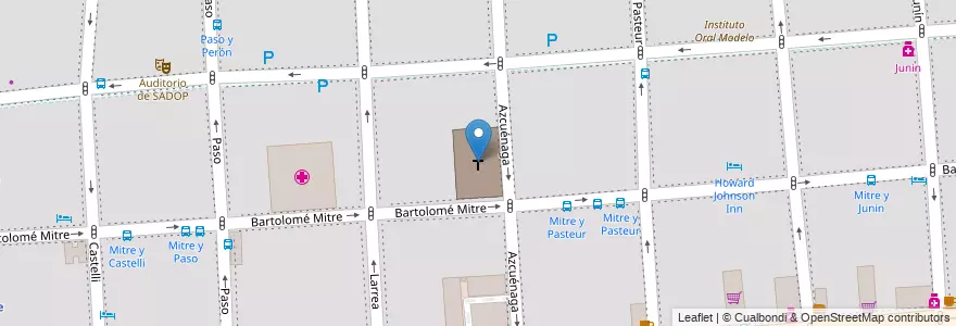 Mapa de ubicacion de Parroquia Nuestra Señora de Balvanera, Balvanera en Argentina, Autonomous City Of Buenos Aires, Comuna 3, Autonomous City Of Buenos Aires.