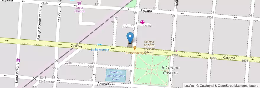 Mapa de ubicacion de Parroquia Nuestra Señora de Fátima en 阿根廷, Salta, Capital, Municipio De Salta, Salta.