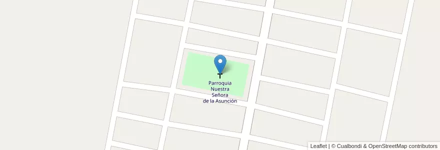 Mapa de ubicacion de Parroquia Nuestra Señora de la Asunción en Аргентина, Междуречье, Departamento Paraná, Distrito Tala.