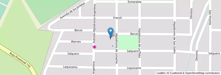 Mapa de ubicacion de Parroquia SAN EZEQUIEL MORENO en Argentinien, Salta, Capital, Municipio De Salta.