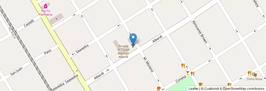 Mapa de ubicacion de Parroquia San José en Аргентина, Буэнос-Айрес, Partido De Quilmes, Quilmes.
