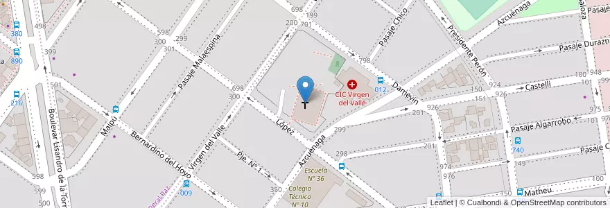 Mapa de ubicacion de Parroquia Virgen del Valle en Аргентина, Санта-Крус, Чили, Mercado De La Ciudad, Deseado, Caleta Olivia.