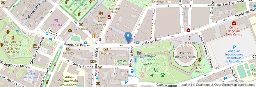 Mapa de ubicacion de Parse Donër Kebab en Espagne, Estrémadure, Badajoz, Tierra De Badajoz, Badajoz.