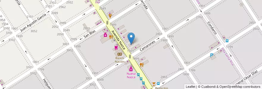 Mapa de ubicacion de Partido Socialista, Villa Santa Rita en آرژانتین, Ciudad Autónoma De Buenos Aires, Buenos Aires, Comuna 11.