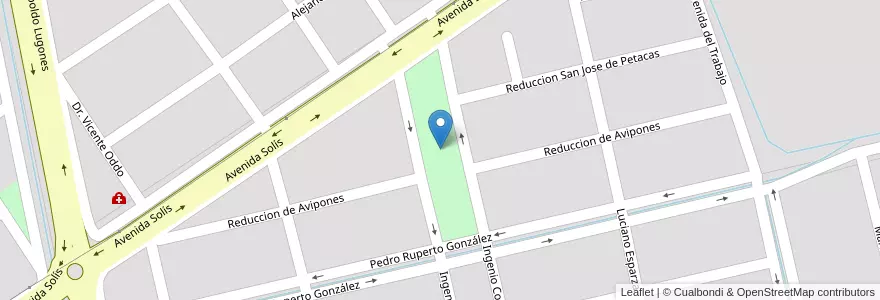Mapa de ubicacion de Paseo Madre Teresa de Calcuta en الأرجنتين, Santiago Del Estero, Departamento Capital, Santiago Del Estero.