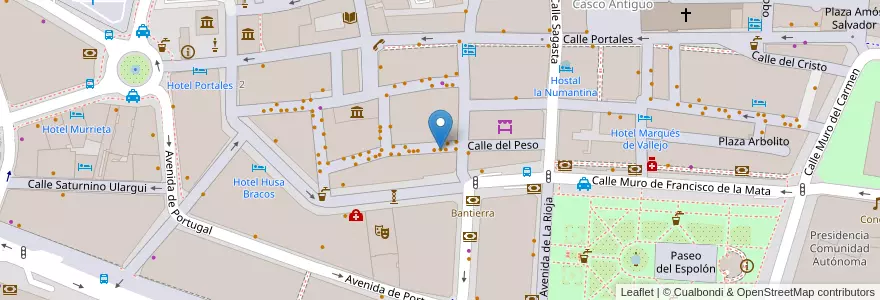 Mapa de ubicacion de Pasión por ti en España, La Rioja, La Rioja, Logroño.
