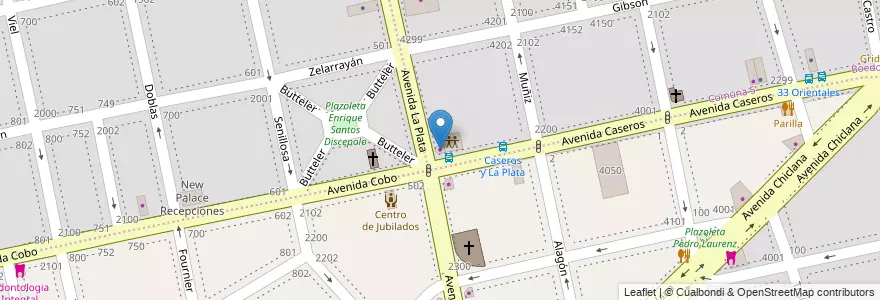 Mapa de ubicacion de Pastas Caseras, Boedo en 阿根廷, Ciudad Autónoma De Buenos Aires, Comuna 5, Comuna 4, 布宜诺斯艾利斯.