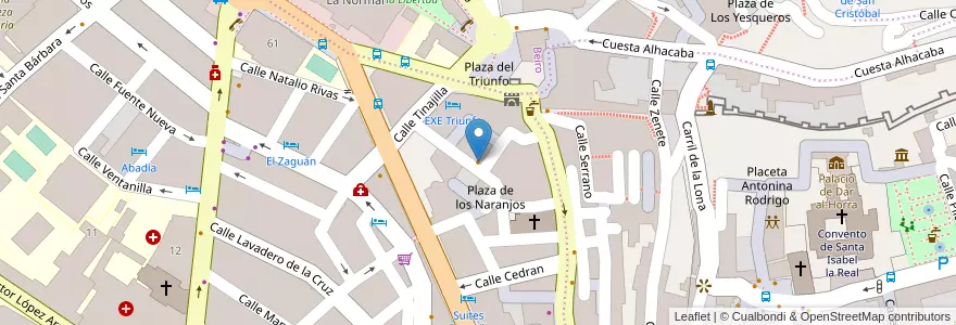 Mapa de ubicacion de Pata Palo en إسبانيا, أندلوسيا, غرناطة, Comarca De La Vega De Granada, Granada.
