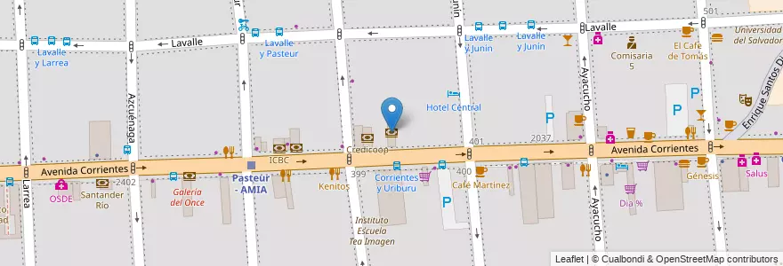 Mapa de ubicacion de Patagonia, Balvanera en Argentina, Ciudad Autónoma De Buenos Aires, Comuna 3, Buenos Aires.