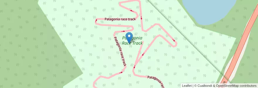 Mapa de ubicacion de Patagonia Race Track en Argentina, Chile, Neuquén, Departamento Los Lagos.