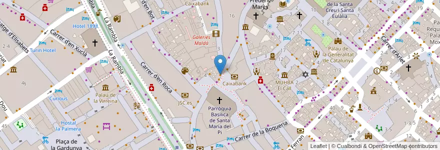 Mapa de ubicacion de PaTapas en Испания, Каталония, Барселона, Барселонес, Барселона.
