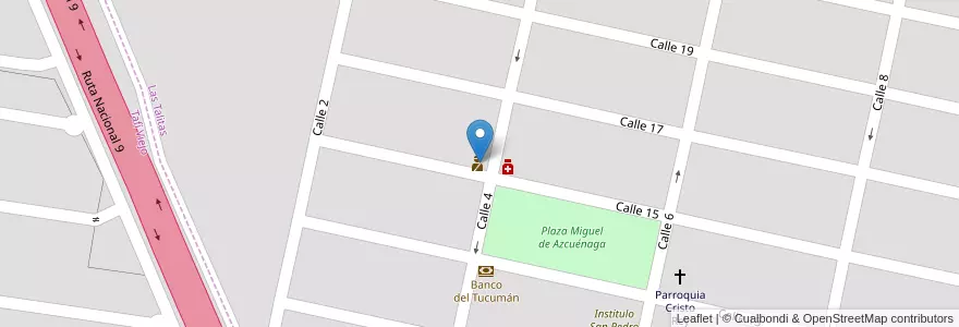 Mapa de ubicacion de Patrulla Motorizada Las Talitas en Argentina, Tucumán, Departamento Tafí Viejo, San Miguel De Tucumán.