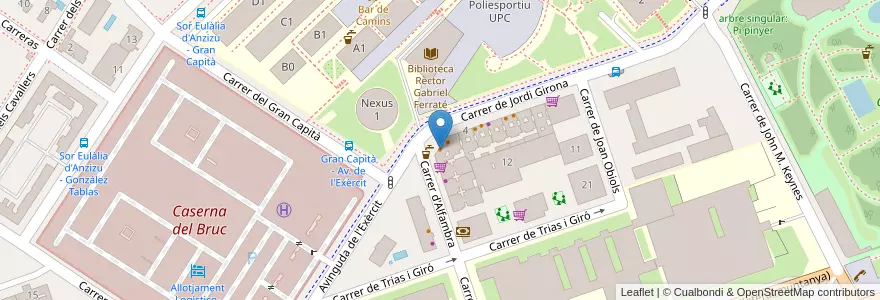 Mapa de ubicacion de Paul en Spagna, Catalunya, Barcelona, Barcelonès, Barcelona.