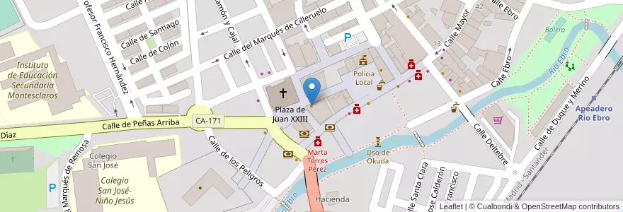 Mapa de ubicacion de Paulus en Испания, Кантабрия, Кантабрия, Campoo-Los Valles, Campoo De Enmedio, Reinosa.