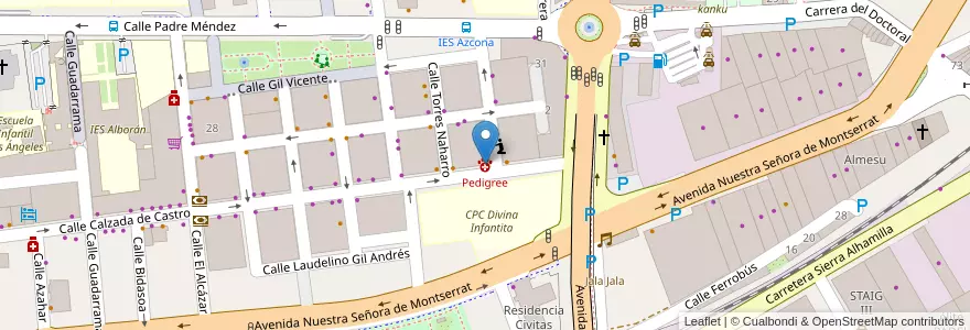 Mapa de ubicacion de Pedigree en スペイン, アンダルシア州, アルメリア, アルメリア.