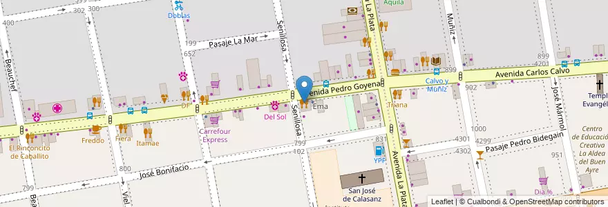 Mapa de ubicacion de Pedro 94, Caballito en 아르헨티나, Ciudad Autónoma De Buenos Aires, 부에노스아이레스, Comuna 6.