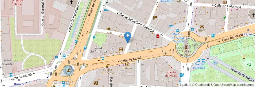 Mapa de ubicacion de PEDRO MUÑOZ SECA, CALLE, DE,3 en スペイン, マドリード州, Comunidad De Madrid, Área Metropolitana De Madrid Y Corredor Del Henares, Madrid.