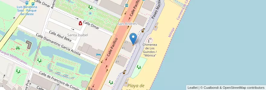 Mapa de ubicacion de Pedro en Spain, Andalusia, Malaga, Málaga-Costa Del Sol, Málaga.