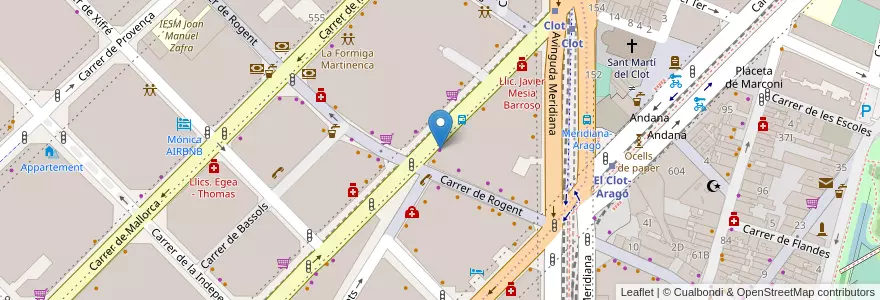 Mapa de ubicacion de Peixos Ricard en Spagna, Catalunya, Barcelona, Barcelonès, Barcelona.