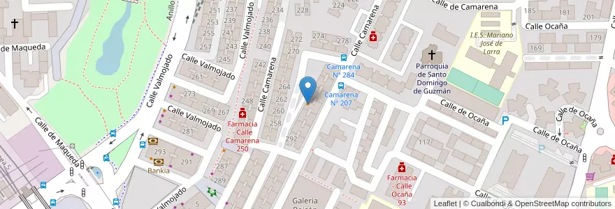 Mapa de ubicacion de Pekin telecomida en Sepanyol, Comunidad De Madrid, Comunidad De Madrid, Área Metropolitana De Madrid Y Corredor Del Henares, Madrid.
