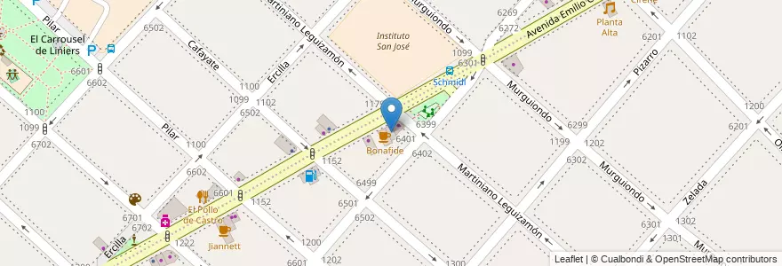 Mapa de ubicacion de Pelicano Eventos, Mataderos en آرژانتین, Ciudad Autónoma De Buenos Aires, Comuna 9, Buenos Aires.