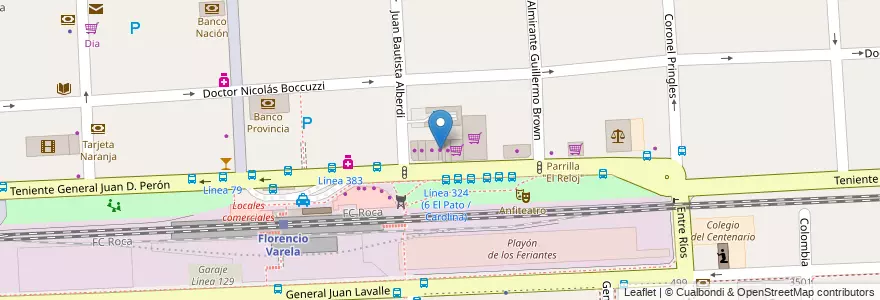 Mapa de ubicacion de Peluquería "Escep" en Argentina, Buenos Aires, Partido De Florencio Varela, Florencio Varela.