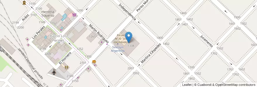 Mapa de ubicacion de Pembal SRL en アルゼンチン, ブエノスアイレス州, Partido De San Isidro, Villa Adelina.